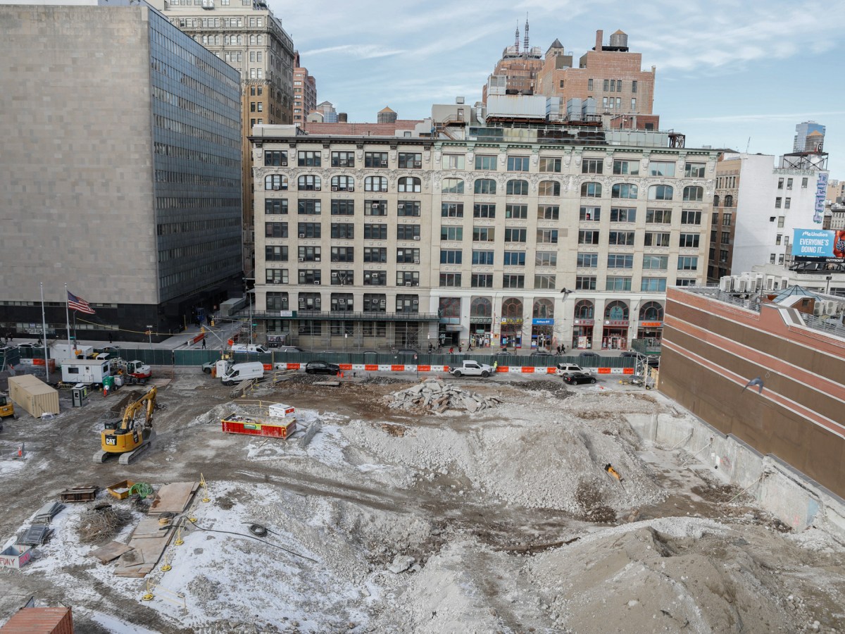 The old Manhattan Detention Complex was demolished to make way for the new jail,