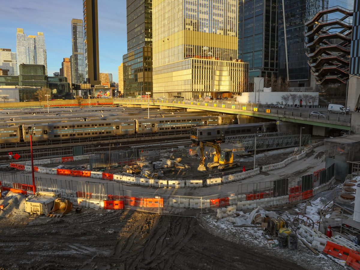 Gateway Tunnel construction was underway beneath Hudson Yards,