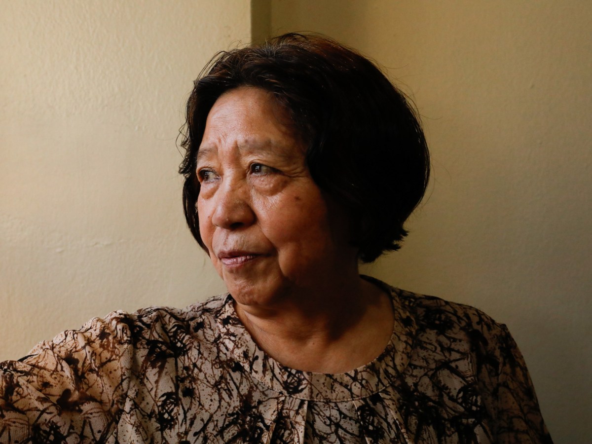 NYCHA resident Yu Zhen Story spoke about being forced to move from her Chelsea Addition home,