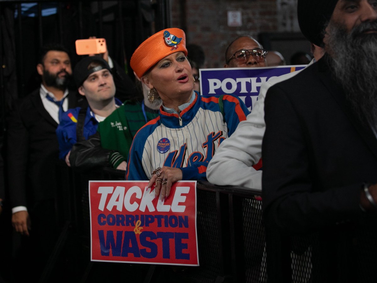 City workers and supporters packed into the Knockdown Center in Queens to hear Mayor Zohran Mamdani deliver an address about his first 100 days in office,