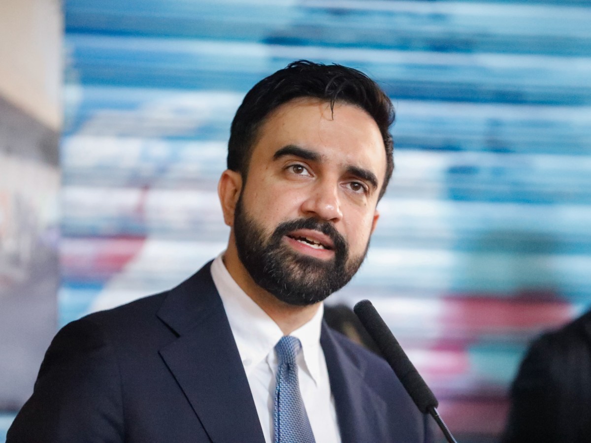 Mayor Zohran Mamdani speaks at La Marqueta about plans to open the first city-run grocery store in East Harlem
