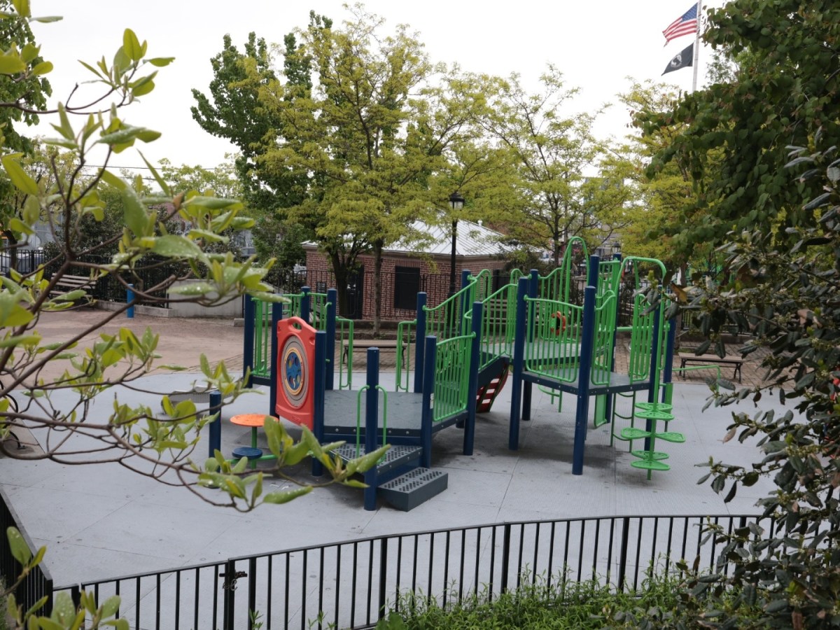 The Hunts Point Park had a new playground