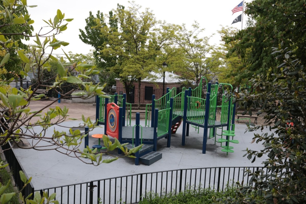 The Hunts Point Park had a new playground