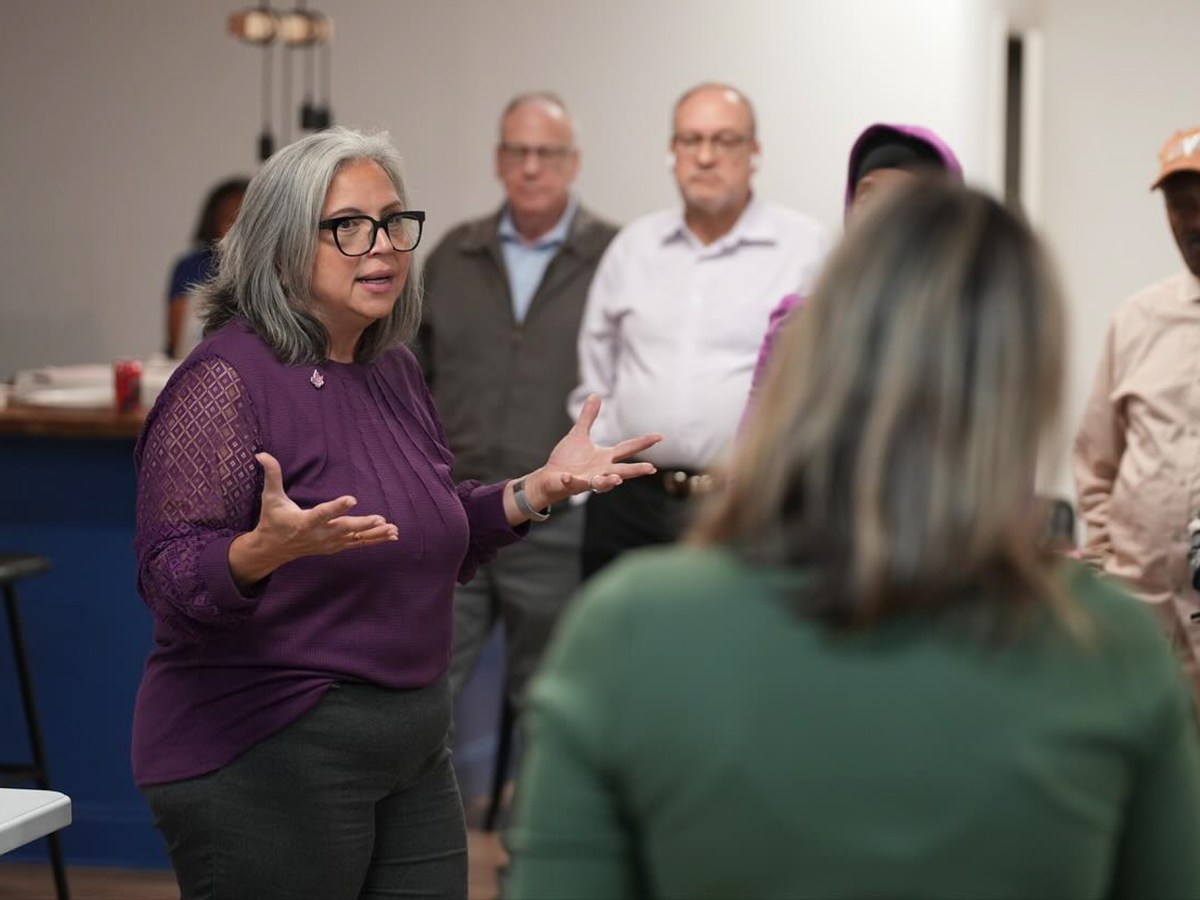 Democratic District 13 Council candidate Shirley Aldebol campaigns in The Bronx