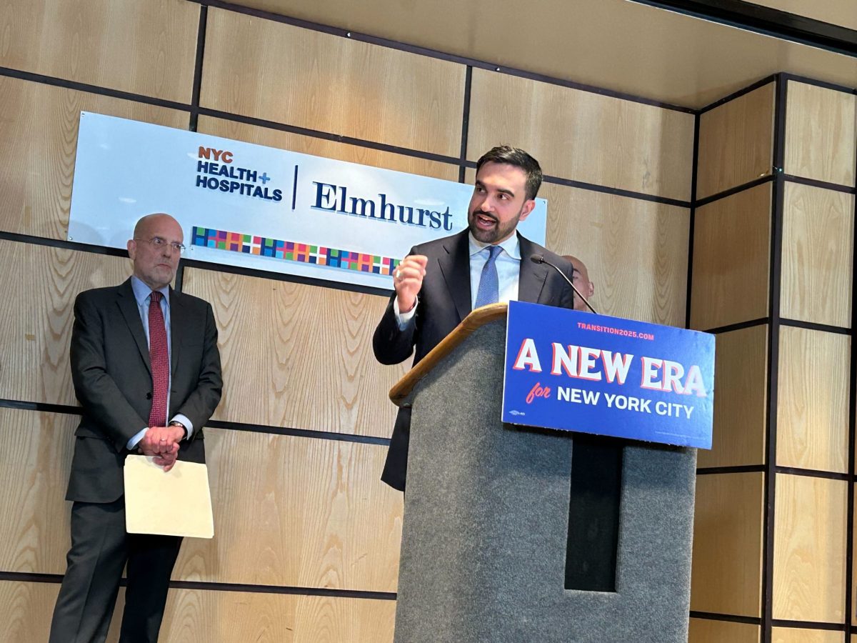 Mayor-elect Zohran Mamdani announces at Elmhurst Hospital the appointment of Steven Banks as his nominee for corporation counsel,