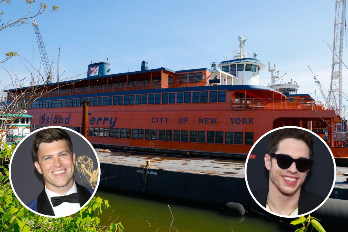 Colin Jost and Pete Davidson purchased a Staten Island Ferry that has been sitting unused